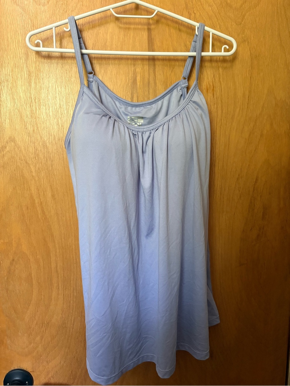 Light Lavender Built In Bra Women's Tank Top